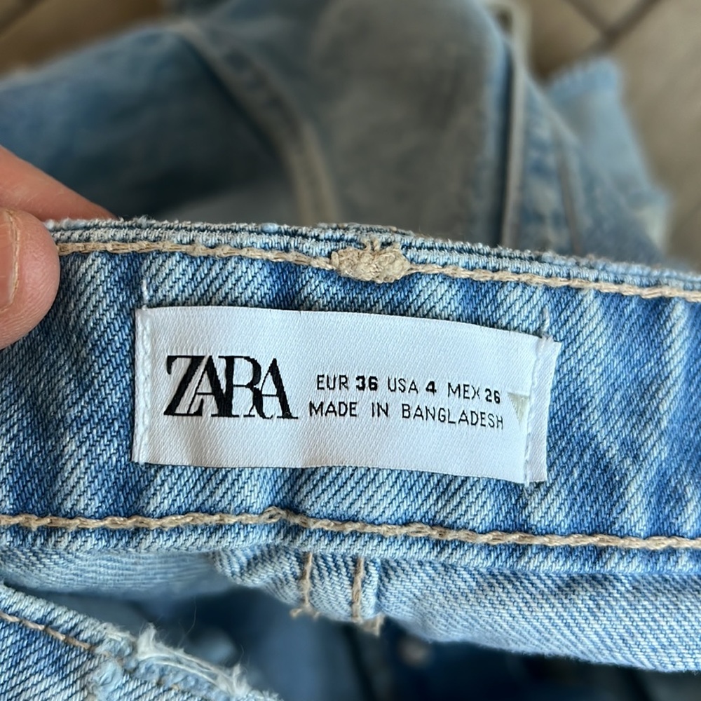 Zara denim cutoffs - Picture 4 of 4